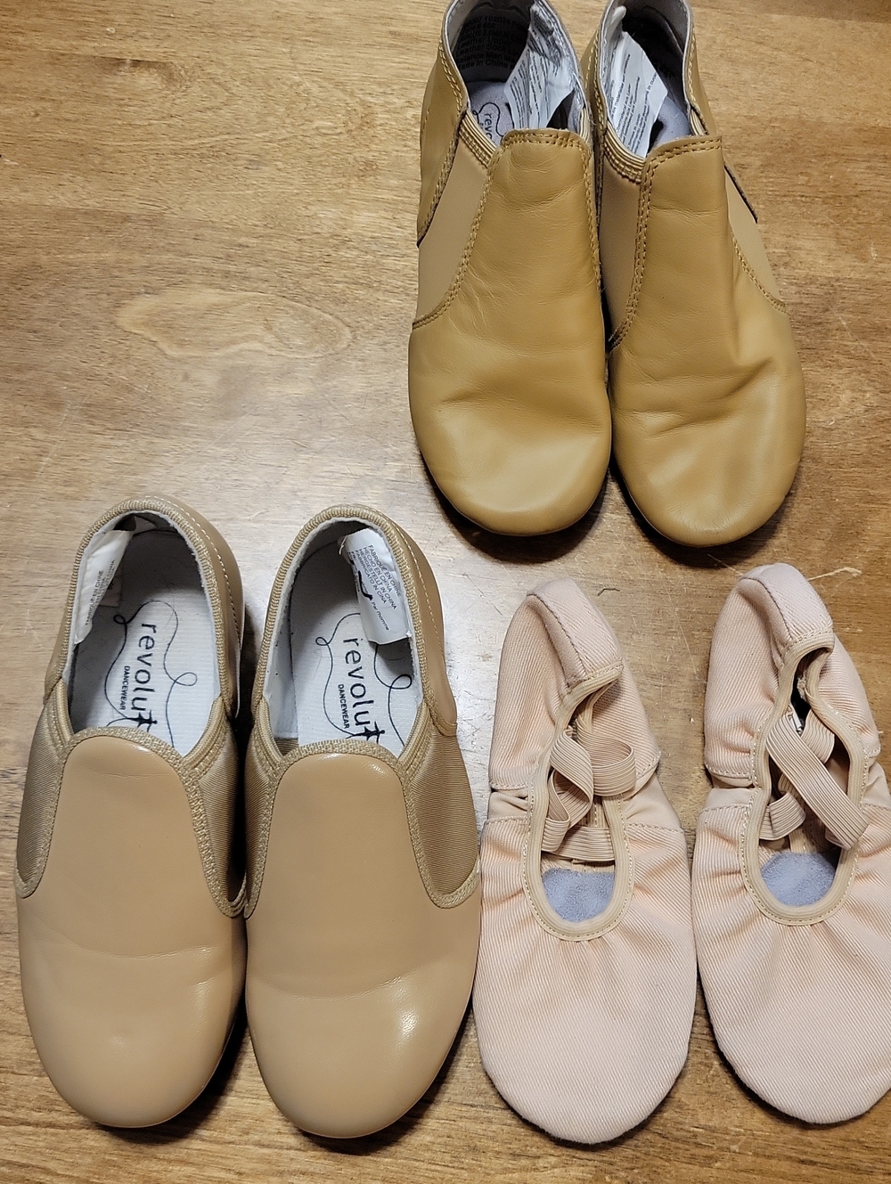Revolution Dance Kids Dance Shoe Trio- Sizes Vary, Read Description.